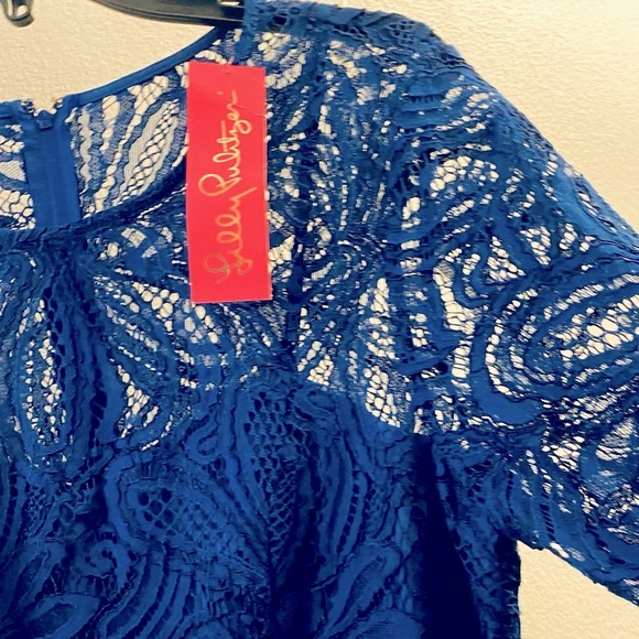 Lilly Pulitzer Floral Lace Romper Dress - Picture 7 of 15